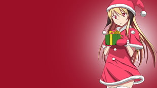blonde haired female animated character, anime, winter, Sakurasou no Pet na Kanojo, Shiina Mashiro HD wallpaper