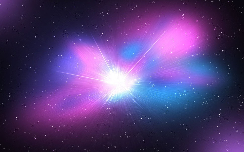 Galaxy illustration HD wallpaper