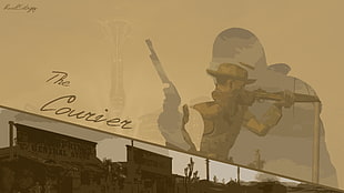 The Courier illustration, Fallout
