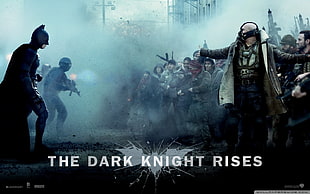 The Dark Knight Rises digital wallpaper, The Dark Knight Rises, Bane, Batman, police