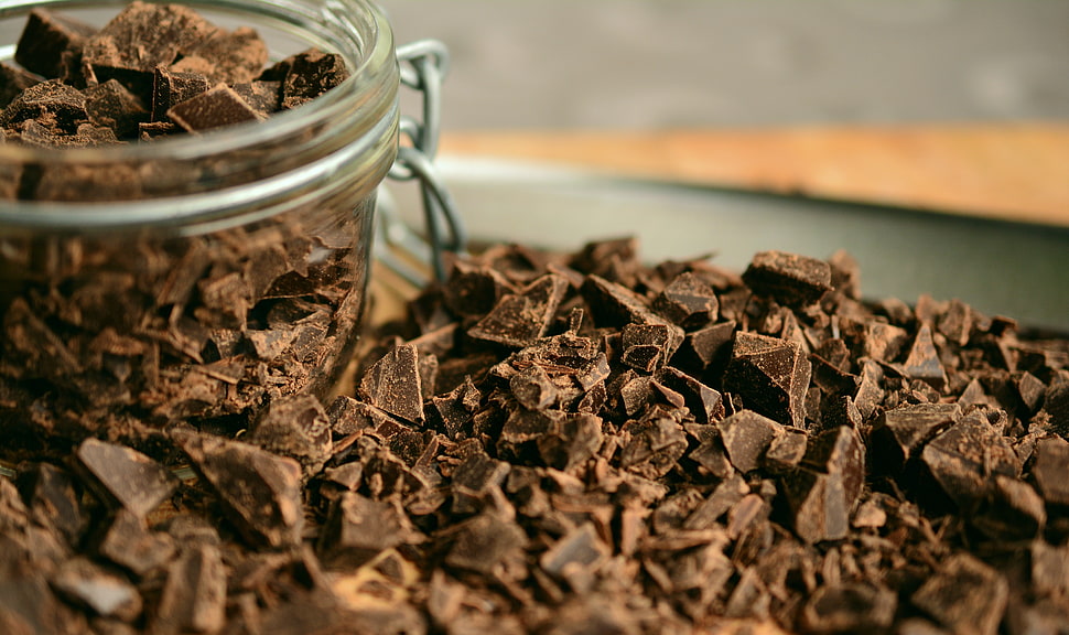 crushed chocolate bricks HD wallpaper