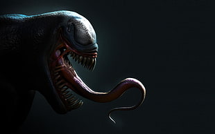 Venom digital wallpaper, Venom, aliens
