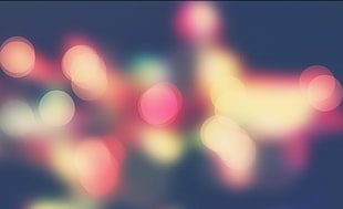 lights, blurred, abstract, bokeh