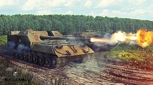 World of Tanks poster, World of Tanks, tank, render, wargaming HD wallpaper