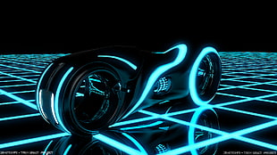 black electric skateboard, Tron: Legacy HD wallpaper