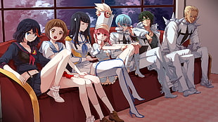 anime characters illustration, Kill la Kill HD wallpaper