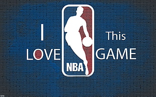 NBA i love this game illustration HD wallpaper