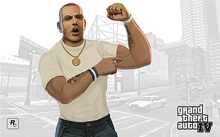 Grand Theft Auto 4 game loading poster photo