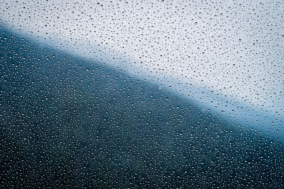 water dew on glass HD wallpaper