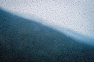water dew on glass
