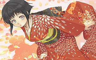 Naruto Hinata in kimono dress wallpaper, Hyuuga Hinata, kimono, Naruto Shippuuden