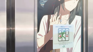female anime character screenshot, Makoto Shinkai , Kimi no Na Wa HD wallpaper