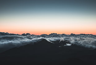 white clouds aerial photography HD wallpaper