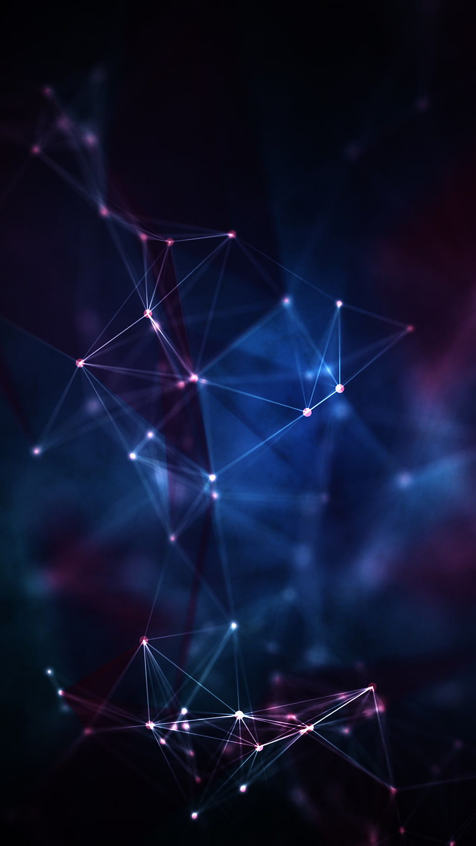 black and blue artwork HD wallpaper