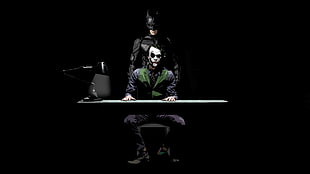 The Joker and The Batman, movies, Batman, The Dark Knight, Joker HD wallpaper