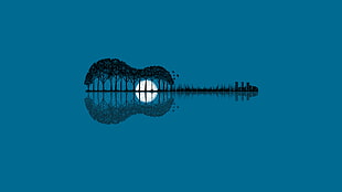 guitar digital wallpaper