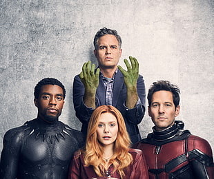 Hulk, Black Panther, and Spider-Man, Scarlet Witch poster