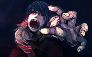 man oil painting, Tokyo Ghoul, anime HD wallpaper