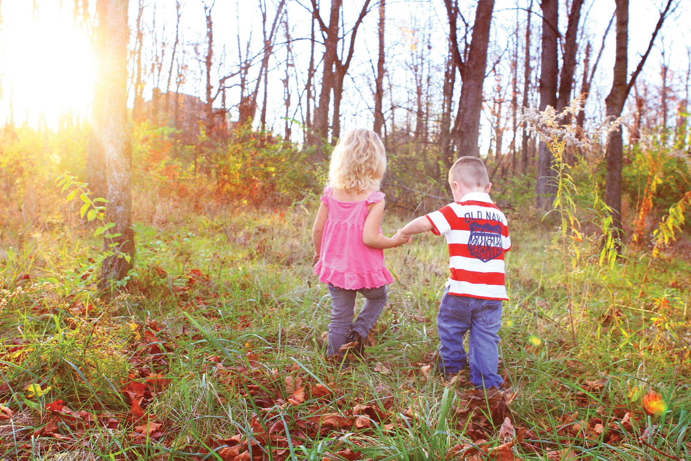 Boy And Girl Holding Hands Walking In Forest During Daytime Hd Wallpaper Wallpaper Flare