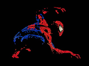Spider-Man mosaic art