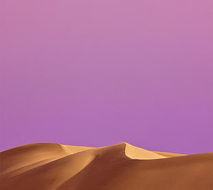 desert on purple background wallpaper