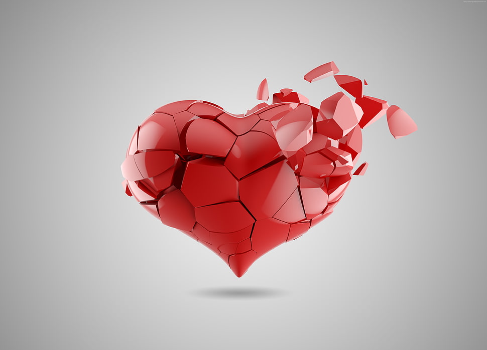 heart shape wallpaper HD wallpaper