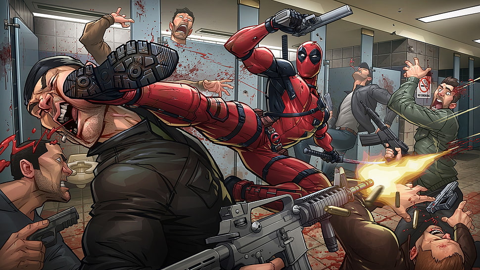 Deadpool painting, Deadpool, Marvel Comics HD wallpaper