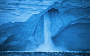 ice glacier, nature, landscape, Earth, water HD wallpaper