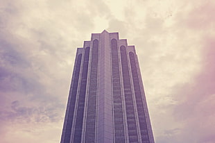 grey concrete building, skyscraper, Islamic architecture HD wallpaper