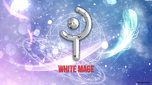 White Mage symbol, Final Fantasy XIV: A Realm Reborn, video games, Eorzea Cafe  HD wallpaper