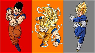 Dragon Ball characters collage, Dragon Ball Z HD wallpaper