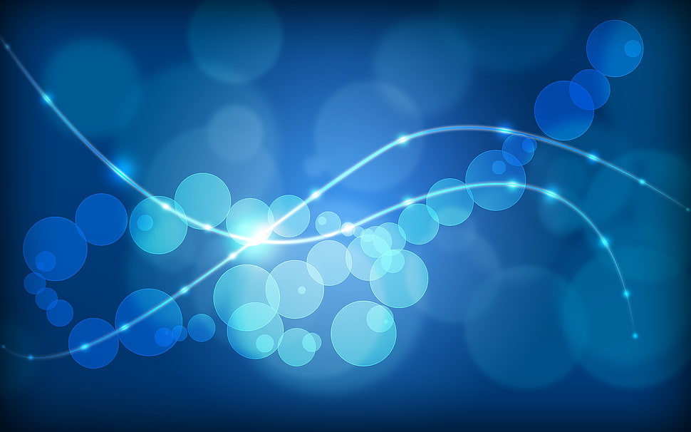 Glare,  Wave,  Circle,  Light HD wallpaper