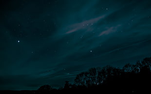 teal and black borealis aurora HD wallpaper