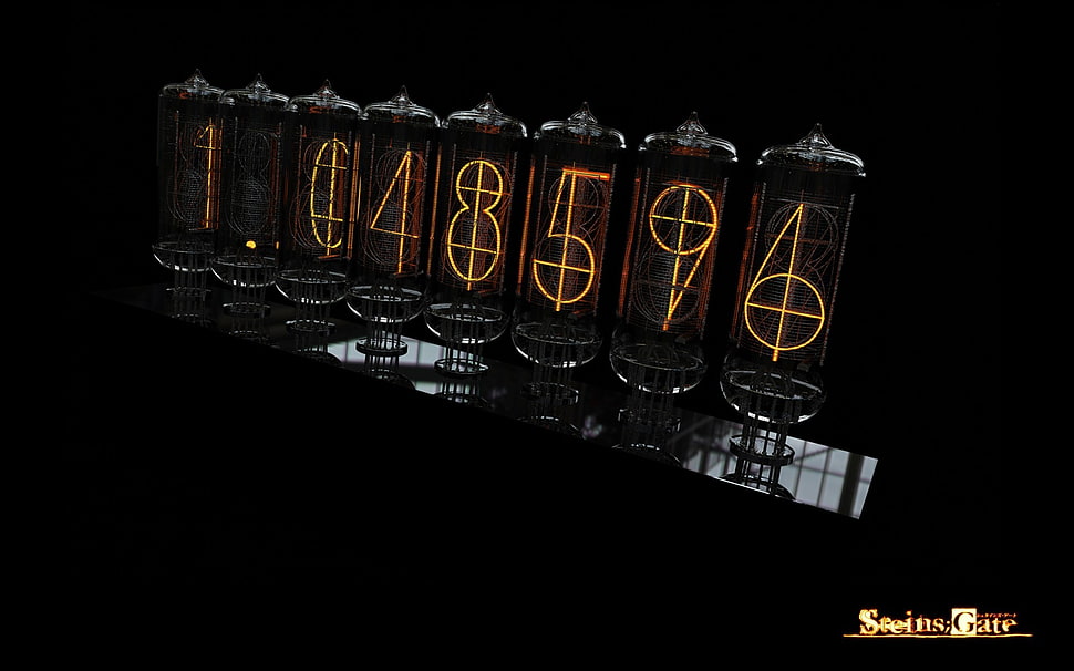count down digital device, Steins;Gate HD wallpaper