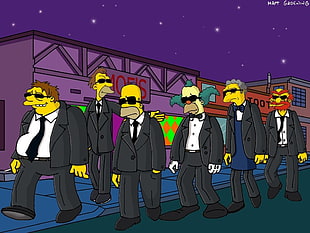Homer Simpson, The Simpsons, Homer Simpson, Reservoir Dogs, Moe Szyslak HD wallpaper
