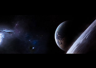 planet Earth, space, planet, space art HD wallpaper
