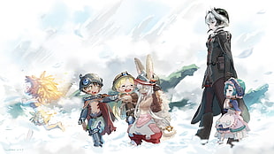 anime characters, Made in Abyss, Riko (Made in Abyss), Regu (Made in Abyss), Nanachi (Made in Abyss)