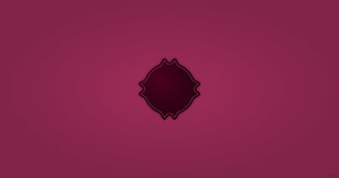 round maroon logo, abstract, purple, minimalism