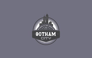black and white Harley-Davidson logo, Gotham City, Batman