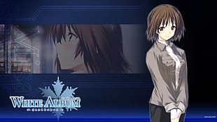 brown-haired female White Album character HD wallpaper