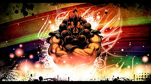 Street Fighter Akuma illustration, Street Fighter, Akuma, video games