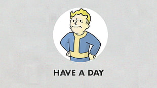 Have A Day illustration, Fallout HD wallpaper