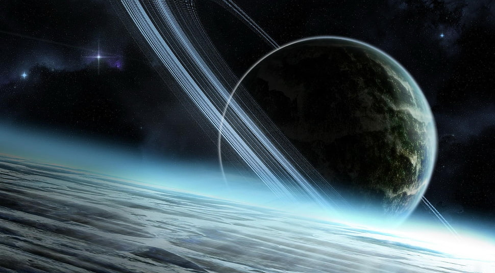 Saturn Planet HD wallpaper