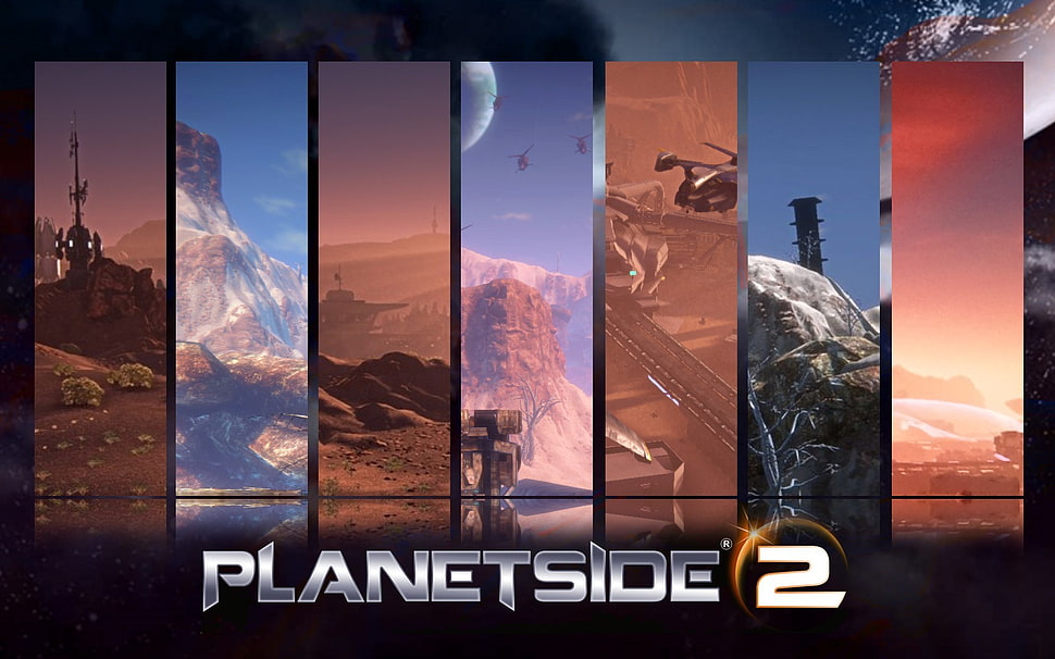 Planetside 2 graphic wallpaper, Planetside 2, video games HD wallpaper