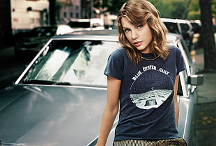 Taylor Swift, Taylor Swift, singer, blue eyes HD wallpaper