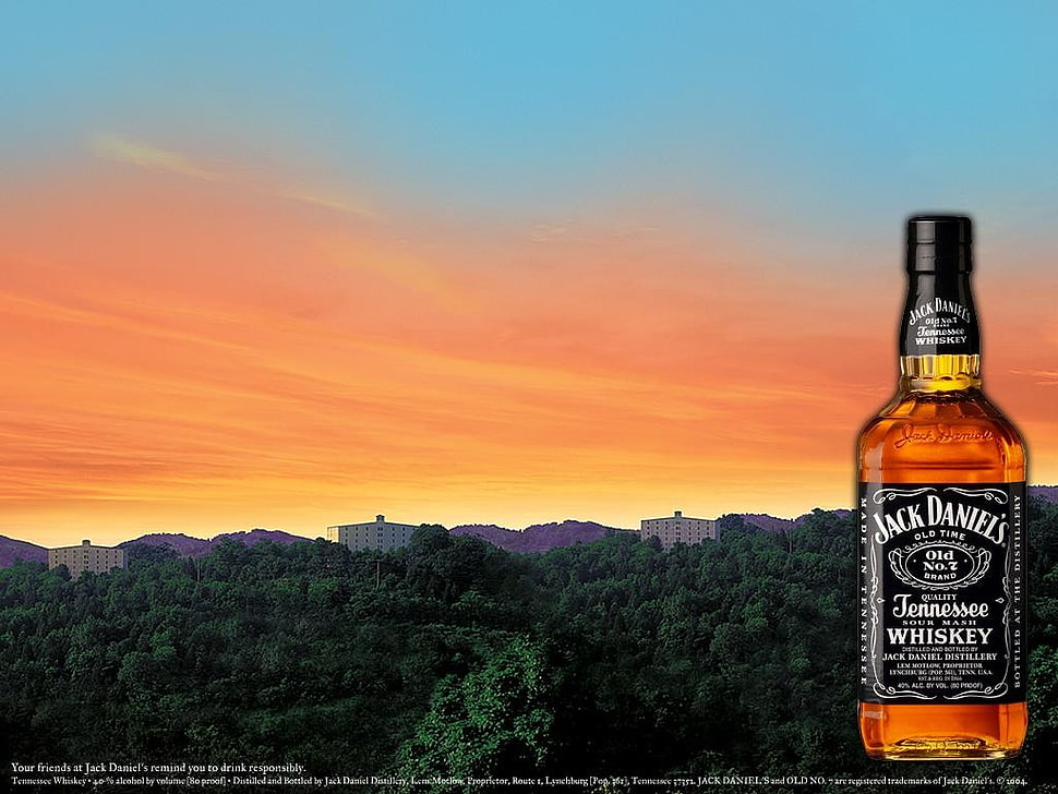 Jack Daniel's Tennessee Whiskey bottle, Jack Daniel's HD wallpaper