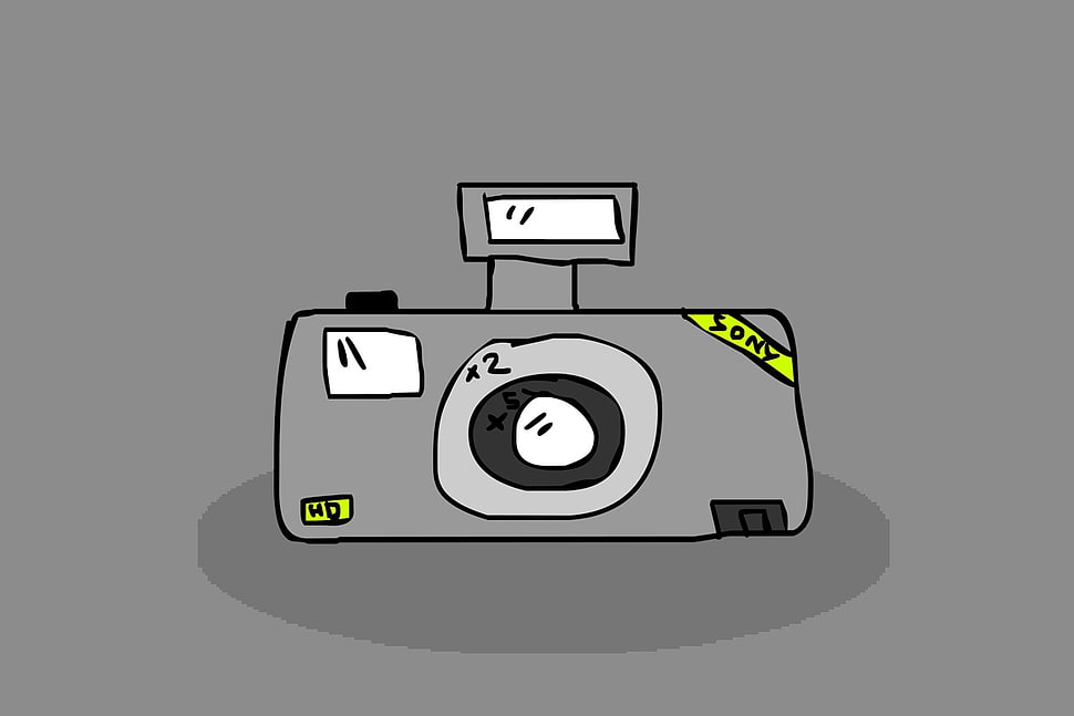 camera illustration, camera HD wallpaper
