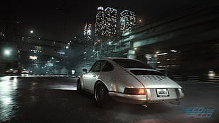 silver Porsche 911 coupe, Need for Speed, 2015, video games, car