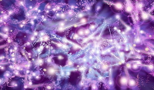 purple, white, and blue digital wallpaper HD wallpaper