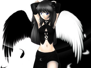 angel female anime character with